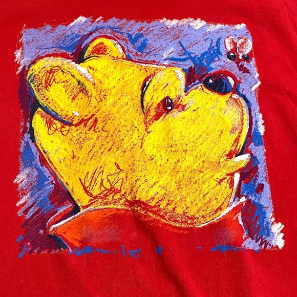 Vintage Disney Winnie The Pooh Tshirt Adult Size XL Mickey Inc Made in USA Tee - Picture 2 of 16